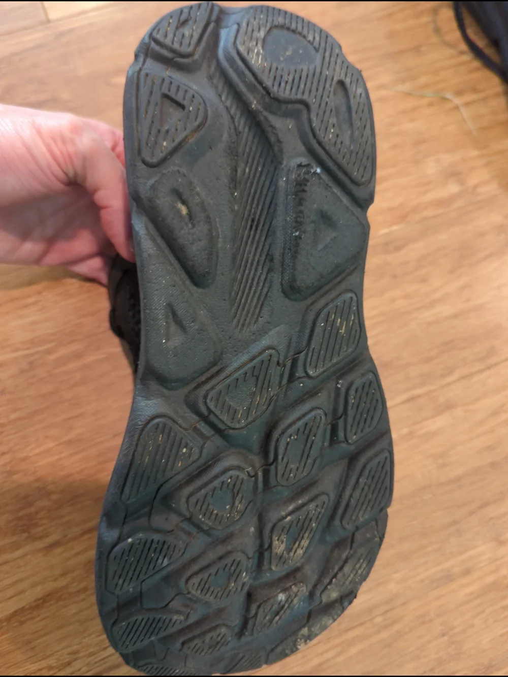 EUC Hoka Clifton One 9 Size 9.5 Men's Black